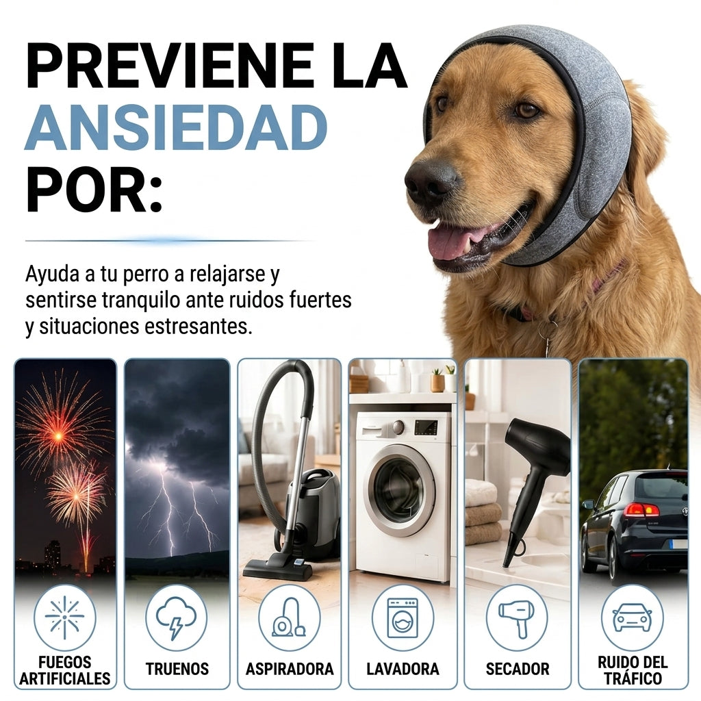 Orejeras Anti-Ruido para Perros
